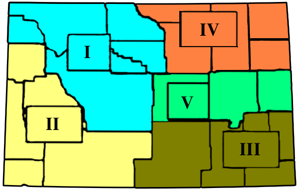 Wyoming Areas Map